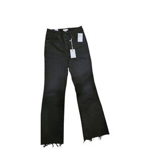 Good American Good Legs Crop Mini Boot Mid Rise Skinny Jeans Size 4